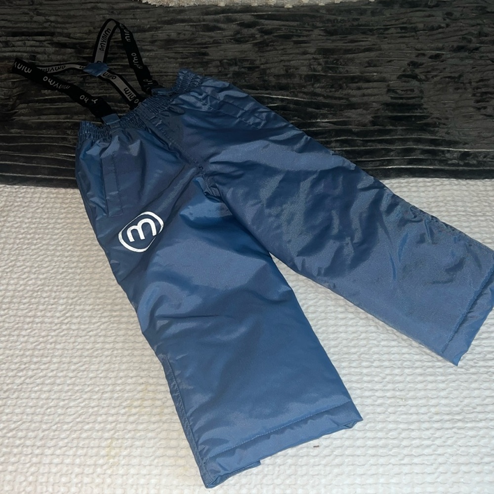 MINYMO SUSPENDER SNOW PANTS SIZE 4 TODDLER